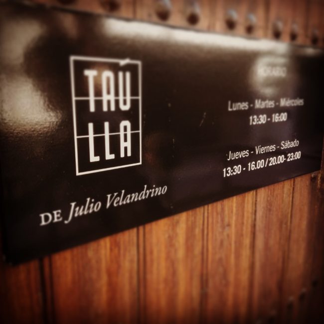 La Taúlla de Julio Velandrino - eldisparatedeJavi