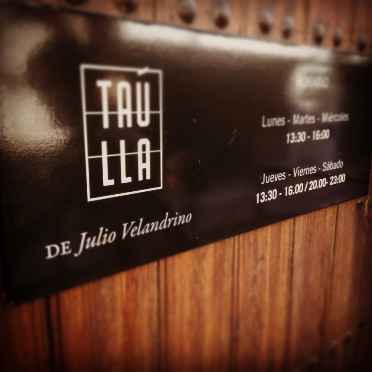 La Taúlla de Julio Velandrino - eldisparatedeJavi